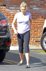 Pregnant TERESA PALMER in Leggings out Shopping in Los Feliz