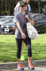 REESE WITHERSOON Leaves Yoga Classes in Brentwood