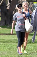 REESE WITHERSPOON Heading to Yoga Class in Brentwood
