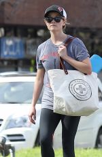REESE WITHERSPOON Heading to Yoga Class in Brentwood