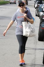 REESE WITHERSPOON Heading to Yoga Class in Brentwood