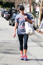 REESE WITHERSPOON Heading to Yoga Class in Brentwood