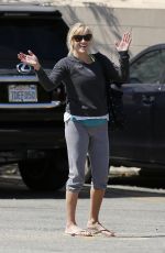 REESE WITHERSPOON Leaves CVS Pharmacy in Brentwood