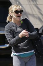 REESE WITHERSPOON Leaves CVS Pharmacy in Brentwood