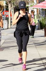 REESE WITHERSPOON Out Jogging in Brentwood