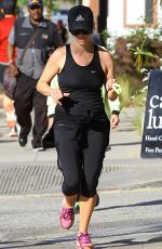 REESE WITHERSPOON Out Jogging in Brentwood