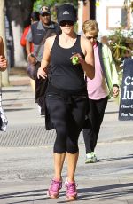 REESE WITHERSPOON Out Jogging in Brentwood