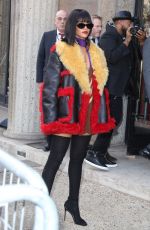 RIHANNA Arrives at Miu Miu Fashion Show in Paris