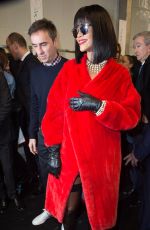RIHANNA At Christian Dior Fashion Show in Paris