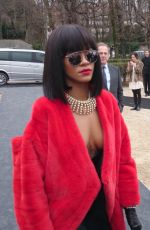 RIHANNA At Christian Dior Fashion Show in Paris