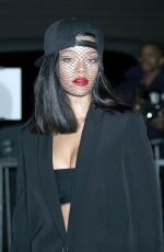 RIHANNA at Givency Fashion Show in Paris