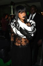RIHANNA at Jean Paul Gaultier Fashion Show in Paris