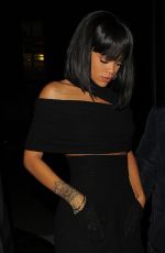 RIHANNA Leaves Porter Magazine Party in Paris