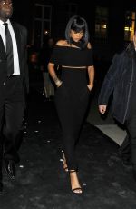 RIHANNA Leaves Porter Magazine Party in Paris