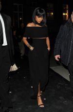 RIHANNA Leaves Porter Magazine Party in Paris