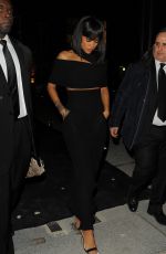 RIHANNA Leaves Porter Magazine Party in Paris