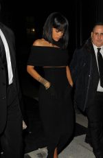 RIHANNA Leaves Porter Magazine Party in Paris