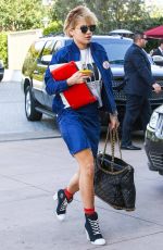 RITA ORA Arrives at a Business Meeting in Beverly Hills
