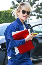 RITA ORA Arrives at a Business Meeting in Beverly Hills