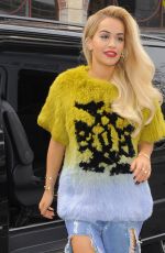 RITA ORA Arrives at Capital Radio Studio in London