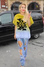 RITA ORA Arrives at Capital Radio Studio in London