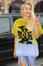 RITA ORA Arrives at Capital Radio Studio in London
