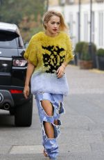 RITA ORA Arrives at Capital Radio Studio in London