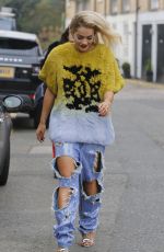 RITA ORA Arrives at Capital Radio Studio in London