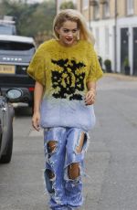 RITA ORA Arrives at Capital Radio Studio in London