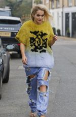 RITA ORA Arrives at Capital Radio Studio in London