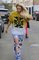 RITA ORA Arrives at Capital Radio Studio in London
