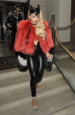 RITA ORA in Catsuit at Chakana Night Club in London