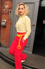 RITA ORA Leaves a Studio in London 3103