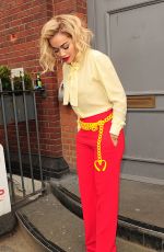 RITA ORA Leaves a Studio in London 3103