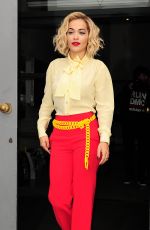 RITA ORA Leaves a Studio in London 3103