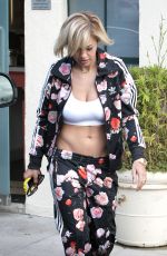RITA ORA Leaves Blushington in Hollywood