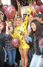RITA ORA Promotes Her New Single in London