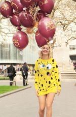 RITA ORA Promotes Her New Single in London