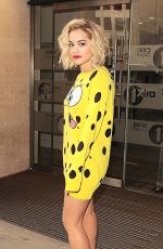 RITA ORA Promotes Her New Single in London