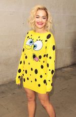 RITA ORA Promotes Her New Single in London