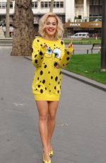 RITA ORA Promotes Her New Single in London