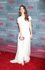 ROSE LESLIE at Game of Thrones Fourth Season Premiere in New York