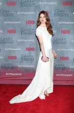 ROSE LESLIE at Game of Thrones Fourth Season Premiere in New York