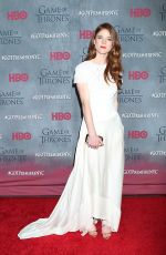 ROSE LESLIE at Game of Thrones Fourth Season Premiere in New York