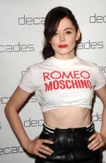 ROSE MCGOWAN at Decades Les Must De Moschino Event in Los Angeles