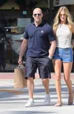 ROSIE HUNTINGTON-WHITELEY and Jason Statham Out in Malibu