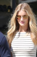 ROSIE HUNTINGTON-WHITELEY and Jason Statham Out in Malibu