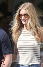 ROSIE HUNTINGTON-WHITELEY and Jason Statham Out in Malibu