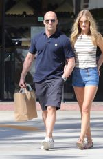 ROSIE HUNTINGTON-WHITELEY and Jason Statham Out in Malibu