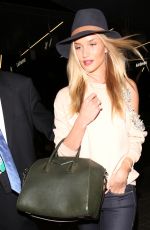 ROSIE HUNTINGTON-WHITELEY at LAX Airport in Los Angeles